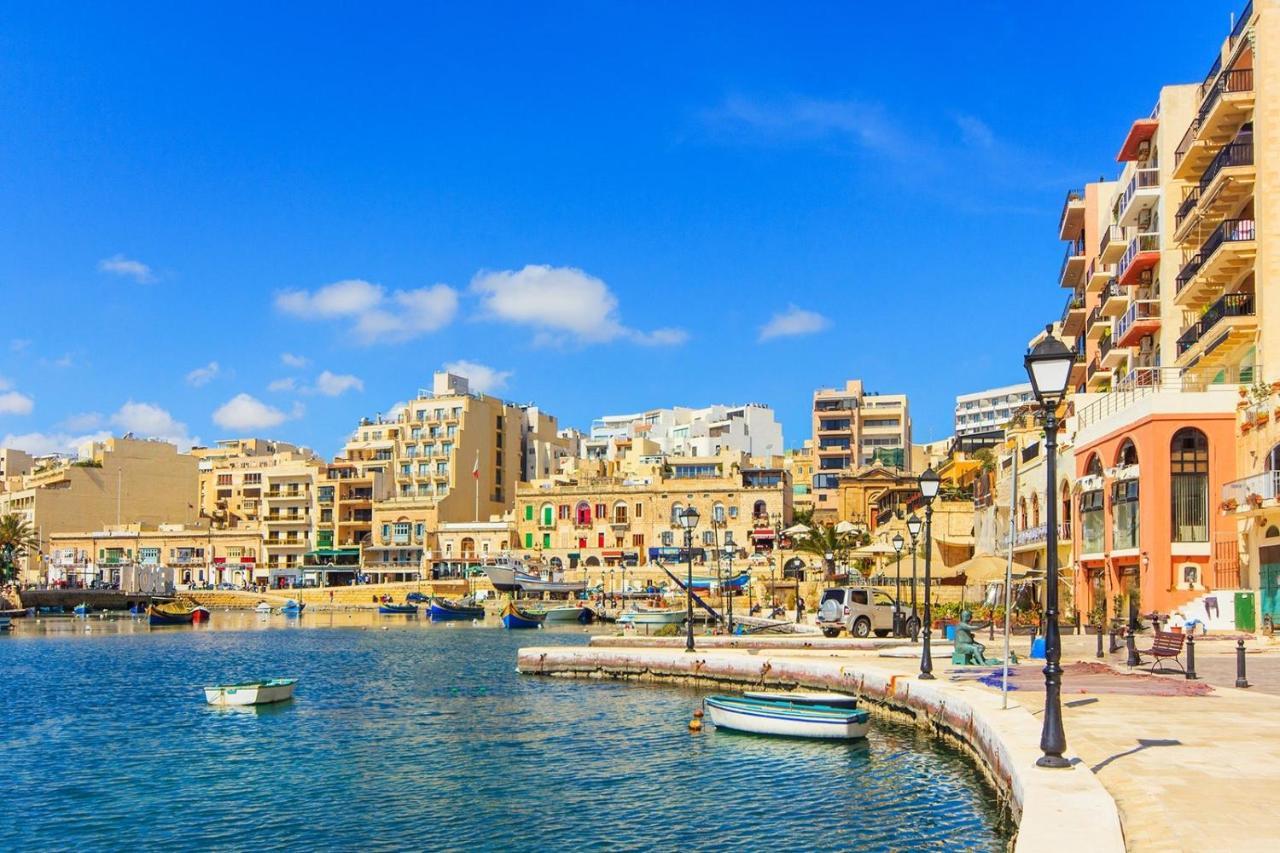 Luxury Garden View At Spinola Bay St Julians Apartment St. Julian's Exterior foto